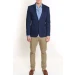 Stretch Cotton Blazer - Thumbnail 1