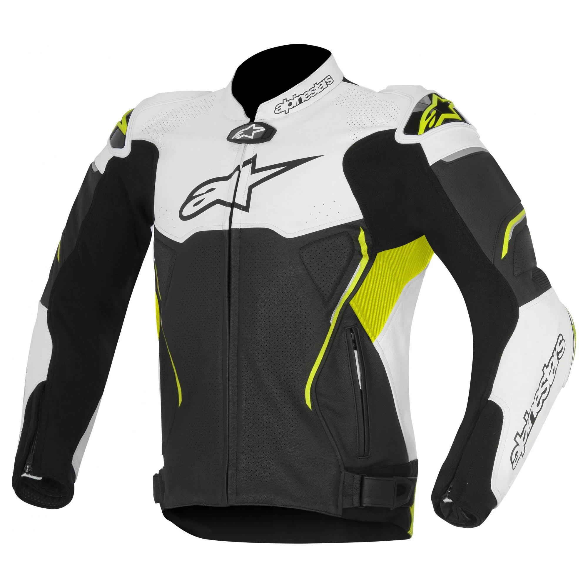 Alpinestars Atem Jacket - White-Yellow-Black