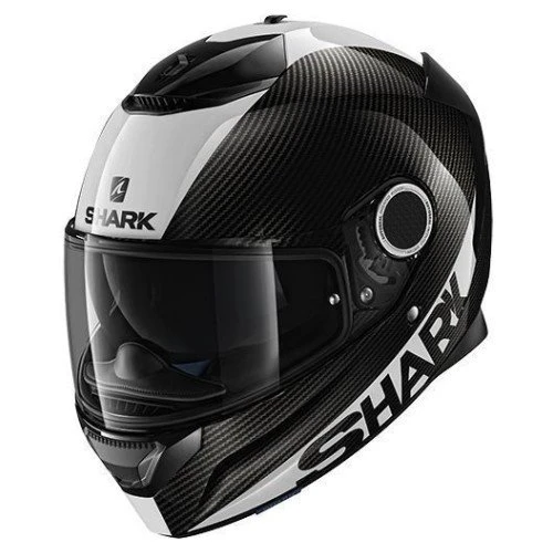 Shark Spartan Carbon Skin Helmet - Black-White