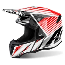 Airoh Twist Strange Helmet - White-Black-Red